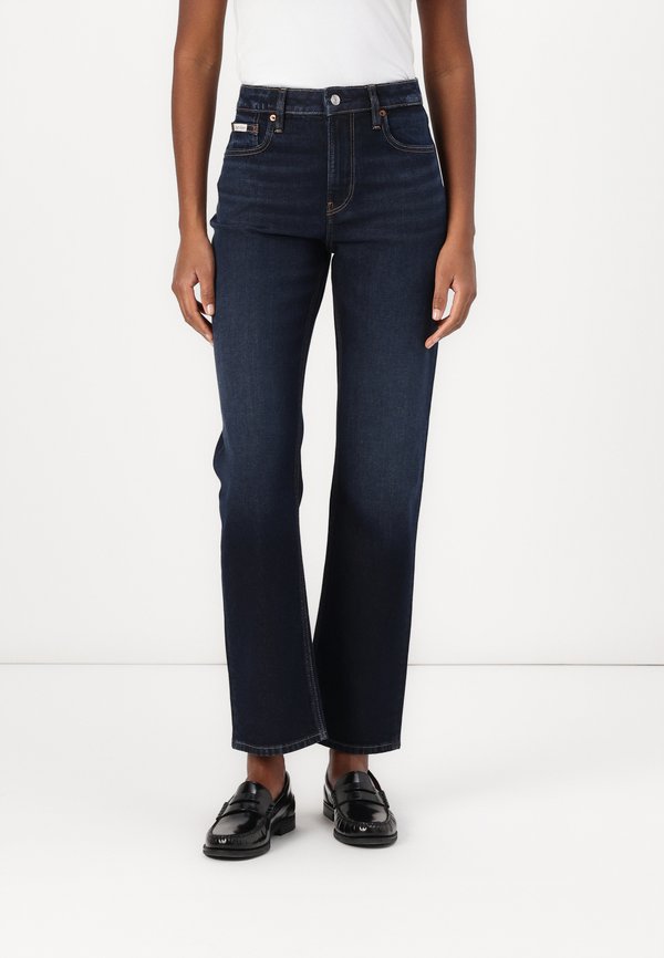 Calvin Klein Jeans HIGH RISE STRAIGHT  - Straight leg jeans - oxbow