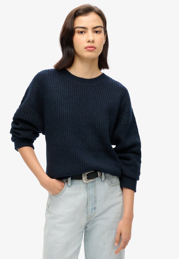Superdry & Co CREW NECK   - Jumper - dark teal twist