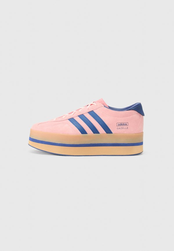 adidas Originals GAZELLE STACK W - Trainers - glow pink/victory blue/gum