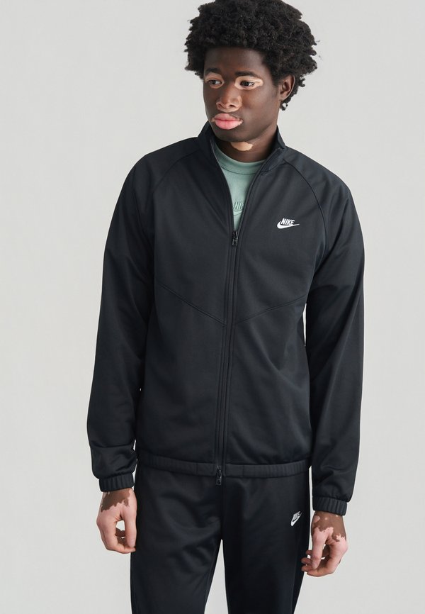 Nike Sportswear SET - Tracksuit - black/white