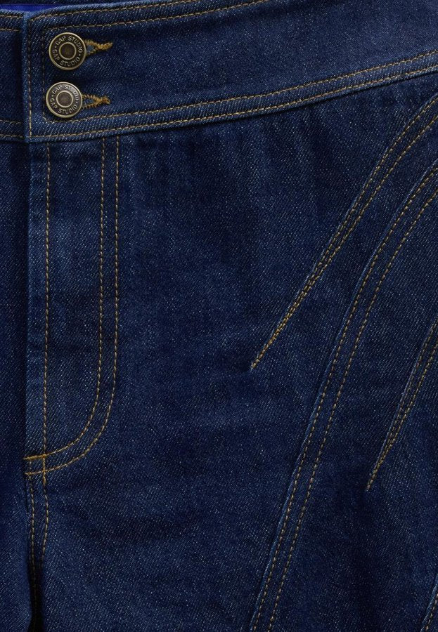 GAP GAPSTUDIO HIGH RISE SEAMED BOOT JEANS