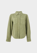 ONLY ONLSILLA FITED SHIRT - Button-down blouse - oil green