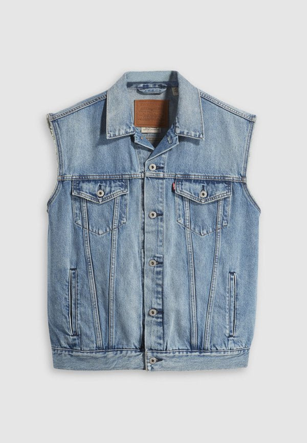 Levi's® RELAXED TRUCKER VEST - Waistcoat - kentucky blue