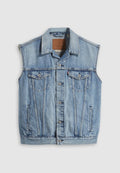 Levi's® RELAXED TRUCKER VEST - Waistcoat - kentucky blue
