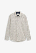 TOM TAILOR MIT MUSTER - Shirt - white abstract design