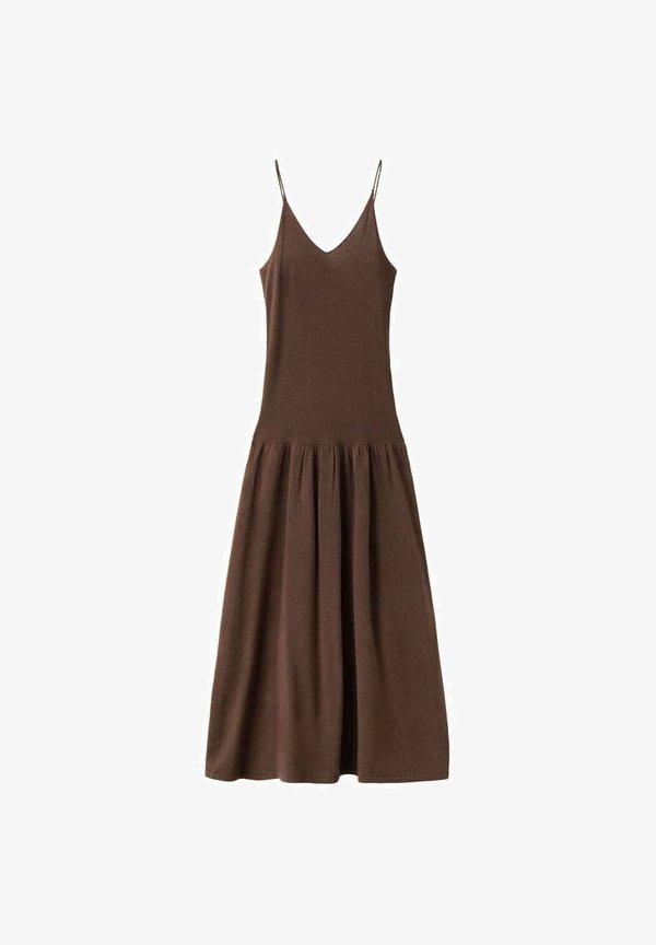 Mango ADULT - Maxi dress - dark brown