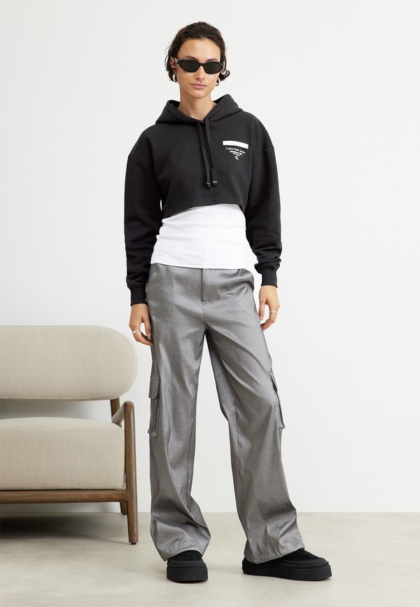 Calvin Klein Jeans STRIPE LOGO CROPPED