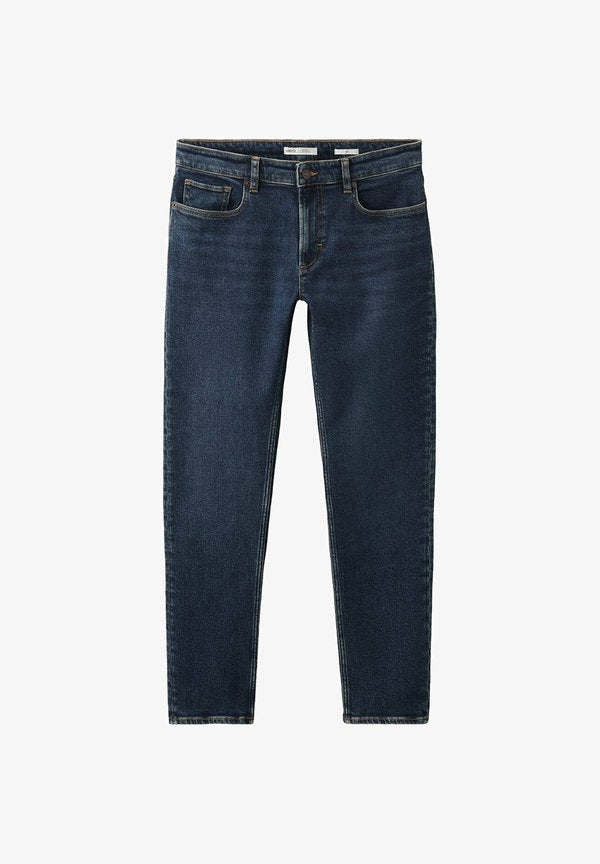 Mango ADULT - Jeans Tapered Fit - dark blue