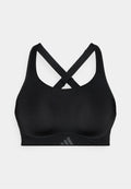 adidas Performance OPTIMÉ WORKOUT HIGH SUPPORT BRA - High support sports bra - black