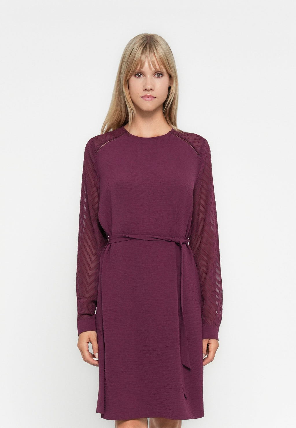 ONLY ONLMETTE DOBBY SLEEVE DRESS