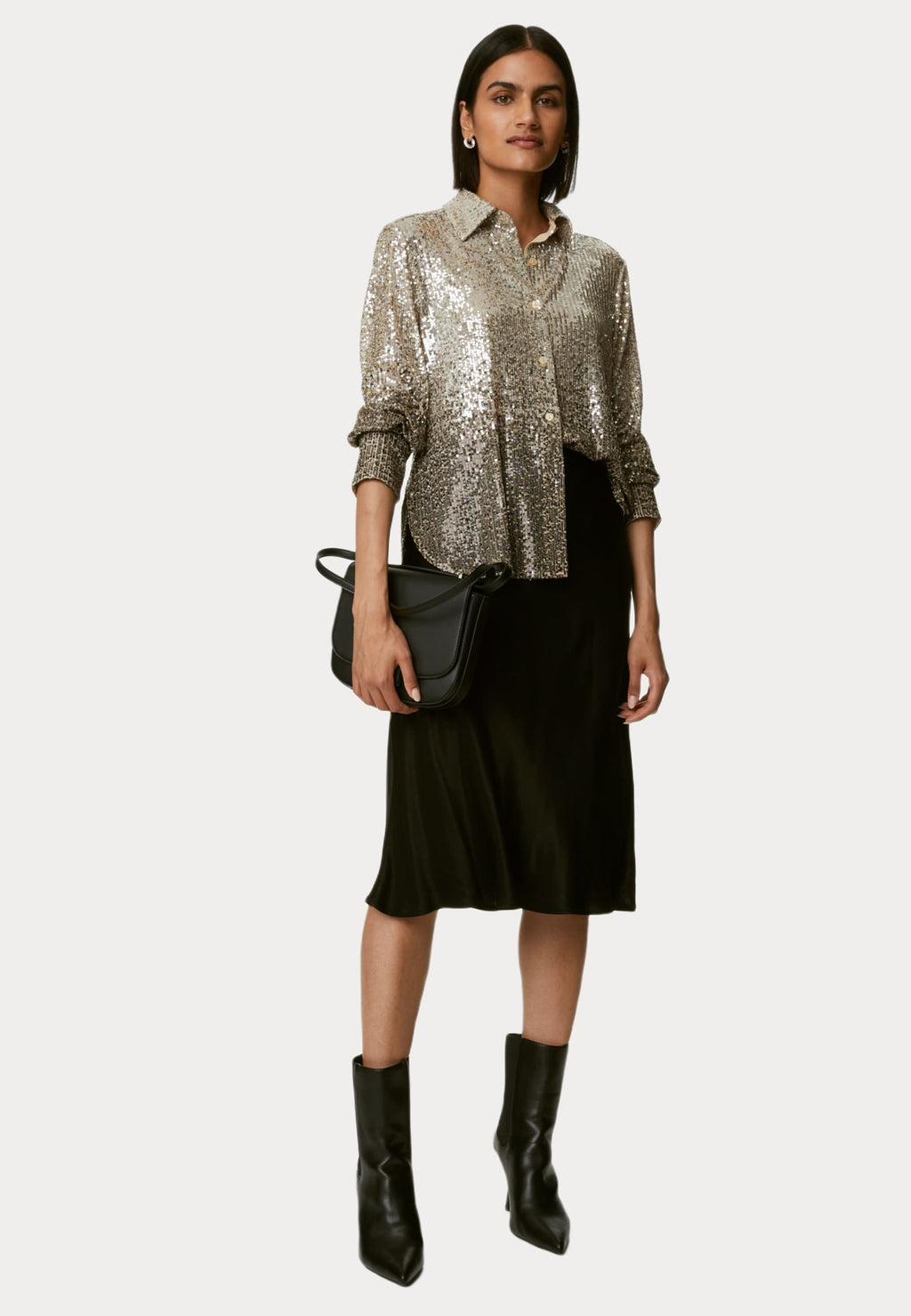 Marks & Spencer SEQUIN COLLARED