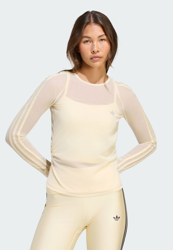 adidas Performance ADIDAS ORIGINALS SPORT LONGSLEEVE - Long sleeved top - warm vanilla