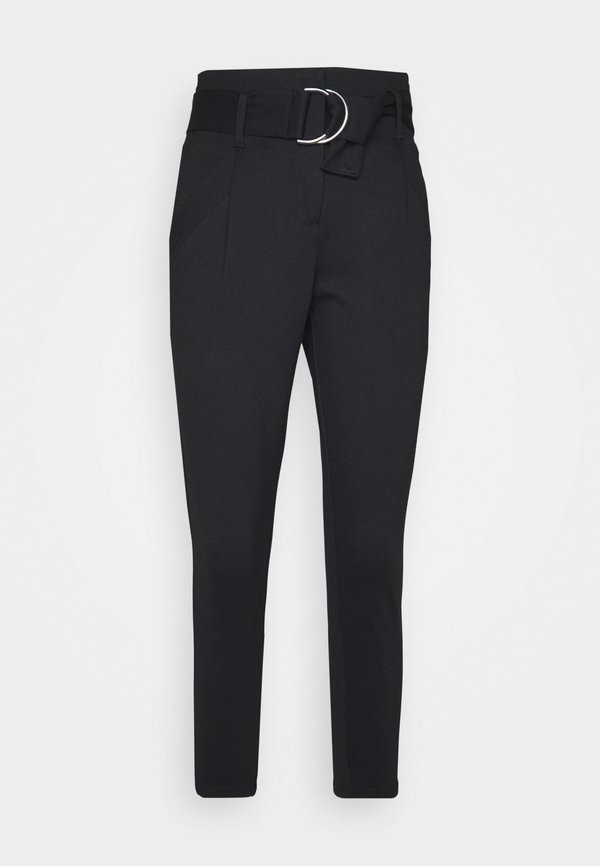 Vero Moda Petite VMBAILEY PAPERBAG BELT PANTS - Trousers - black