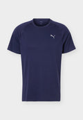 Puma PWRTRAIN TRIBLEND TEE - Sports T-shirt - navy