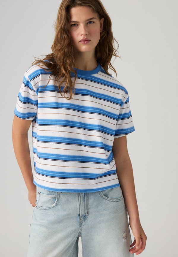 Levi's® VINTAGE TEE - Basic T-shirt - vida stripe egret heavyweight