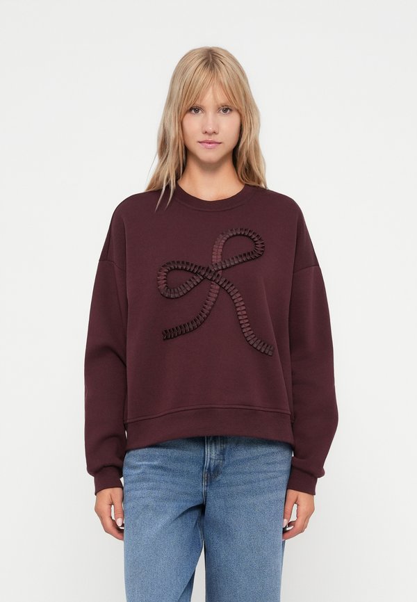 ONLY ONLELISANNA O NECK  - Sweatshirt - decadent chocolate
