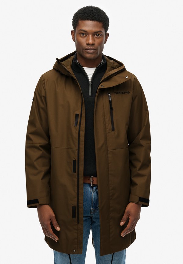Superdry & Co HOODED TECH FISHTAIL - Parka - grey marl jaffa