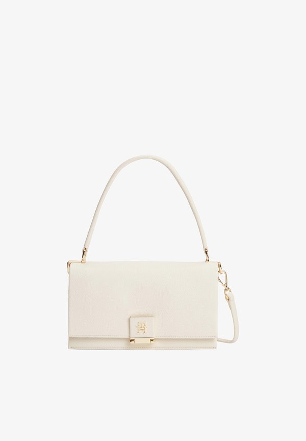 Tommy Hilfiger HER MED CROSSOVER - Handbag - soft cream