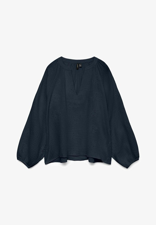 Vero Moda VMNATALI - Blouse - navy blazer