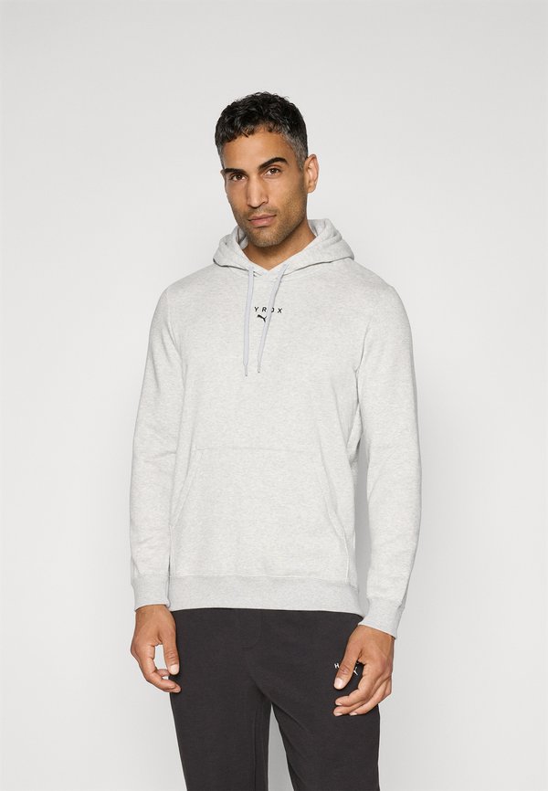 Puma HYROX HEAVYWEIGHT HOODIE - Hoodie - light gray heather