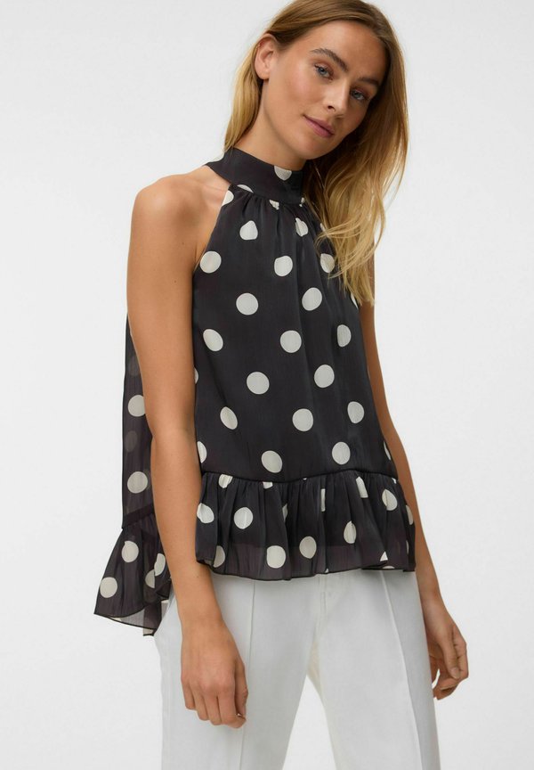 Vero Moda TOP VMELISA TOP - Top - chocolate torte