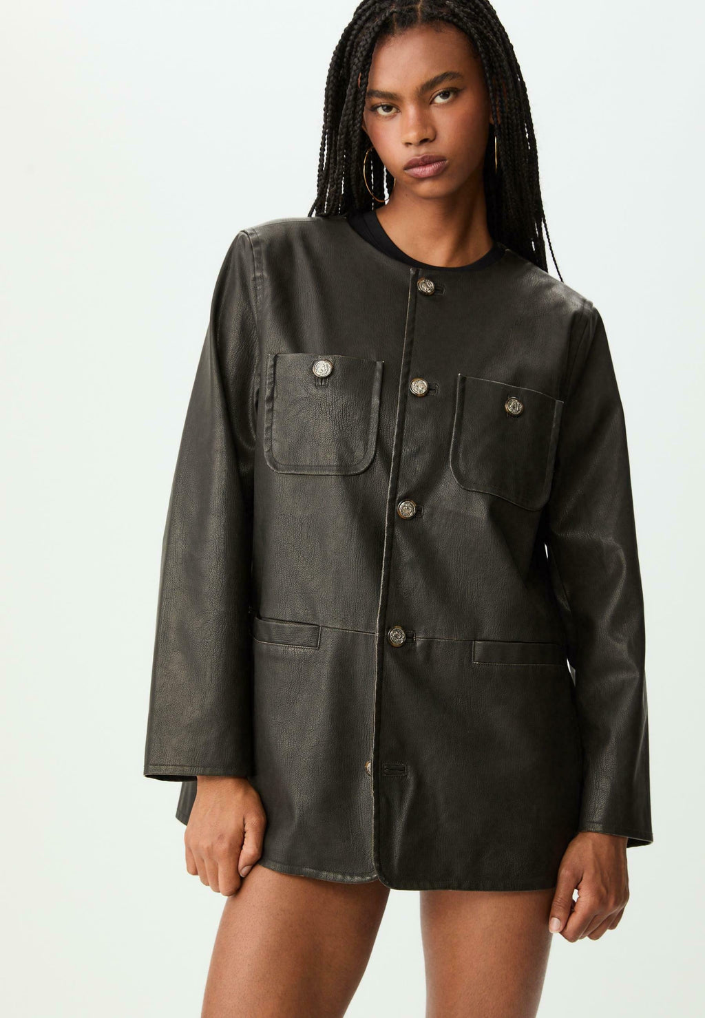 Stradivarius BUTTONED EFFECT