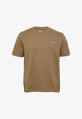 s.Oliver Print T-shirt - sandstein