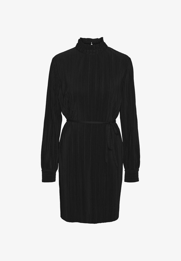 Vero Moda Plissé VMAURORA Short - Day dress - black