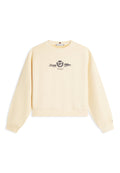 CREST EMBROIDERY RELAXED TERRY SWEATSHIRT Media 1