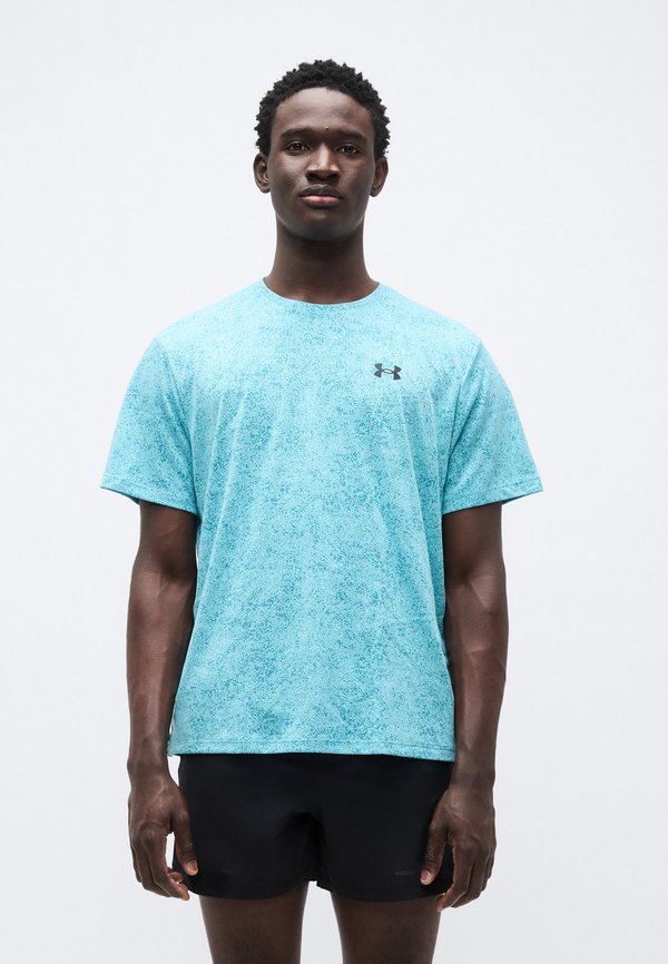 Under Armour TECH - Sports T-shirt - blue haze/black