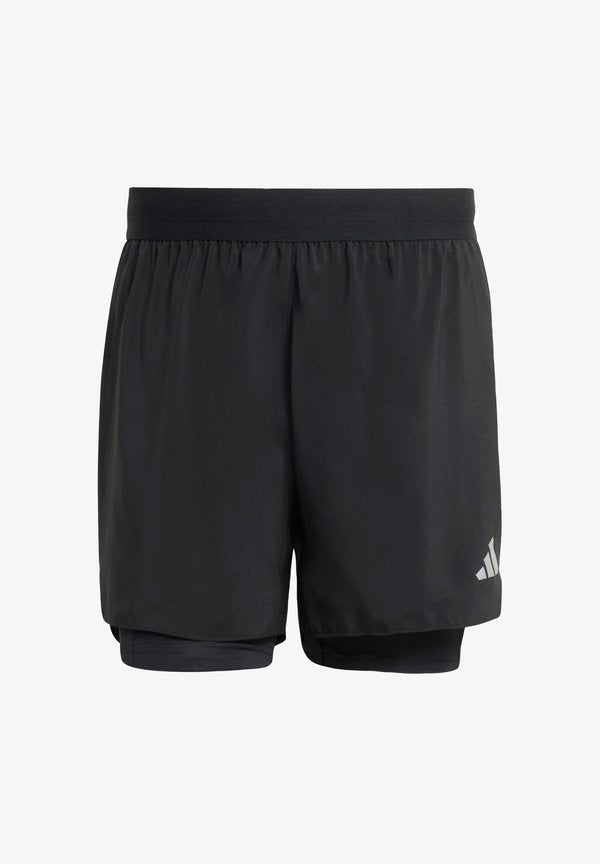 adidas Performance RUN - 2-in-1 shorts - black