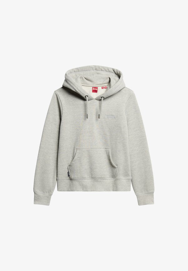 Superdry & Co ESSENTIAL LOGO - Hoodie - varsity grey grindle