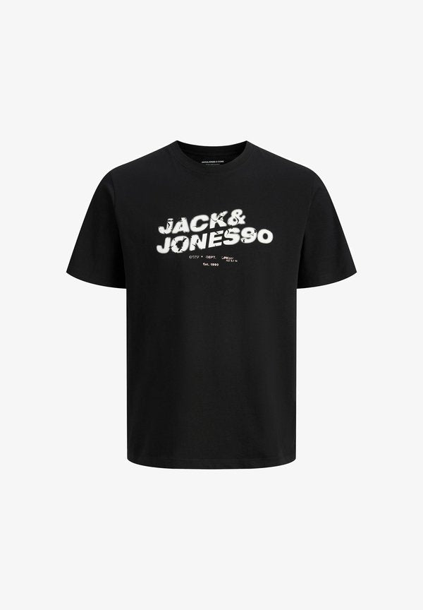 Jack & Jones Printed - Print T-shirt - black