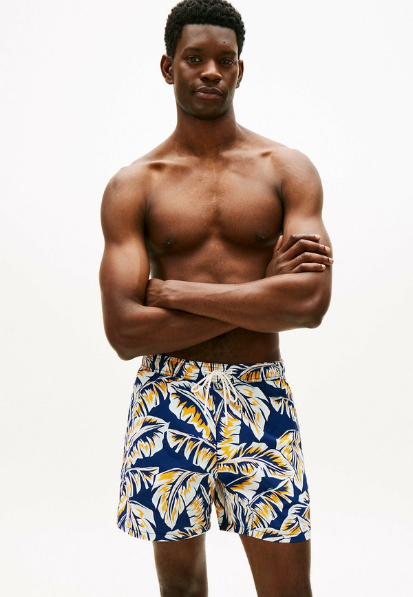 Tommy Hilfiger MEDIUM DRAWSTRING PRINT - Swimming shorts - vintage banana leaf preppy