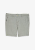 TOM TAILOR PLUS SIZE - CHINO SHORTS MIT STRETCH - Shorts - deep leaf green structure