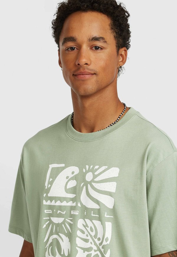 O'Neill MELANGE FRONT PRINT -  TEES SHORTSLEEVE  -