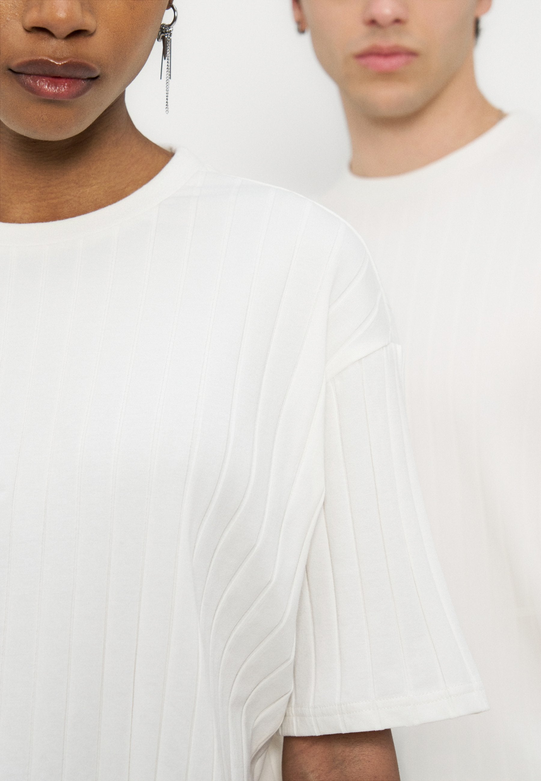 YOURTURN BOXY CROPPED FIT WIDE RIB