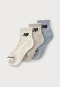 New Balance LETTUCE EDGE SEASONAL ANKLE 6 PACK - Socks - beige/off-white/grey