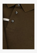 Calvin Klein CALVIN KLEIN HEREN POLO'S SS SUPIMA CHEST EMB POLO. - Polo shirt - s crude green