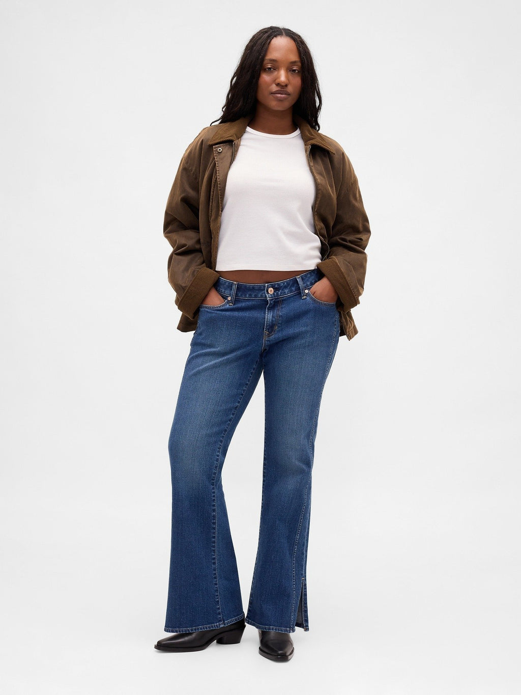 GAP LONG AND LEAN WESTCROFT ZIP HEM