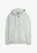 Tommy Hilfiger ORIGINAL ZIP-THRU LOUNGE  - Zip-up sweatshirt - ice grey heather