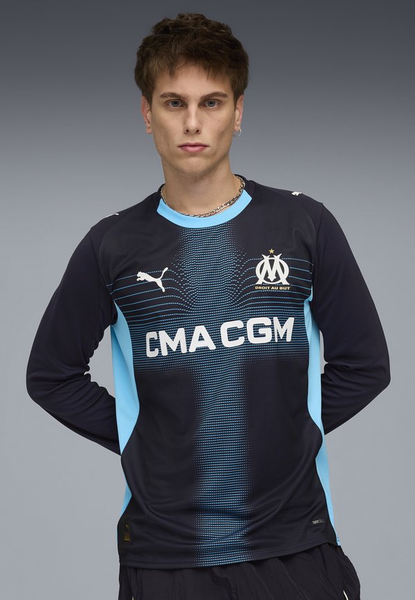 Puma OLYMPIQUE DE MARSEILLE 25/26 LANGARM - Club wear - new navy luminous blue