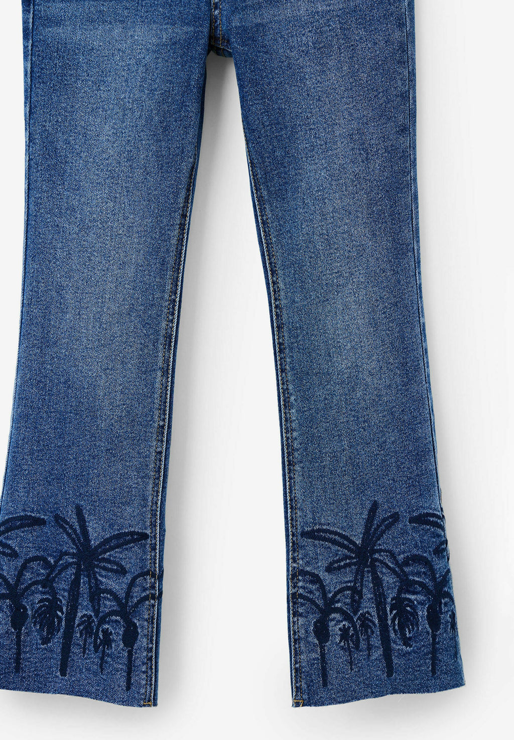 Desigual EMBROIDERED LONG FLARE