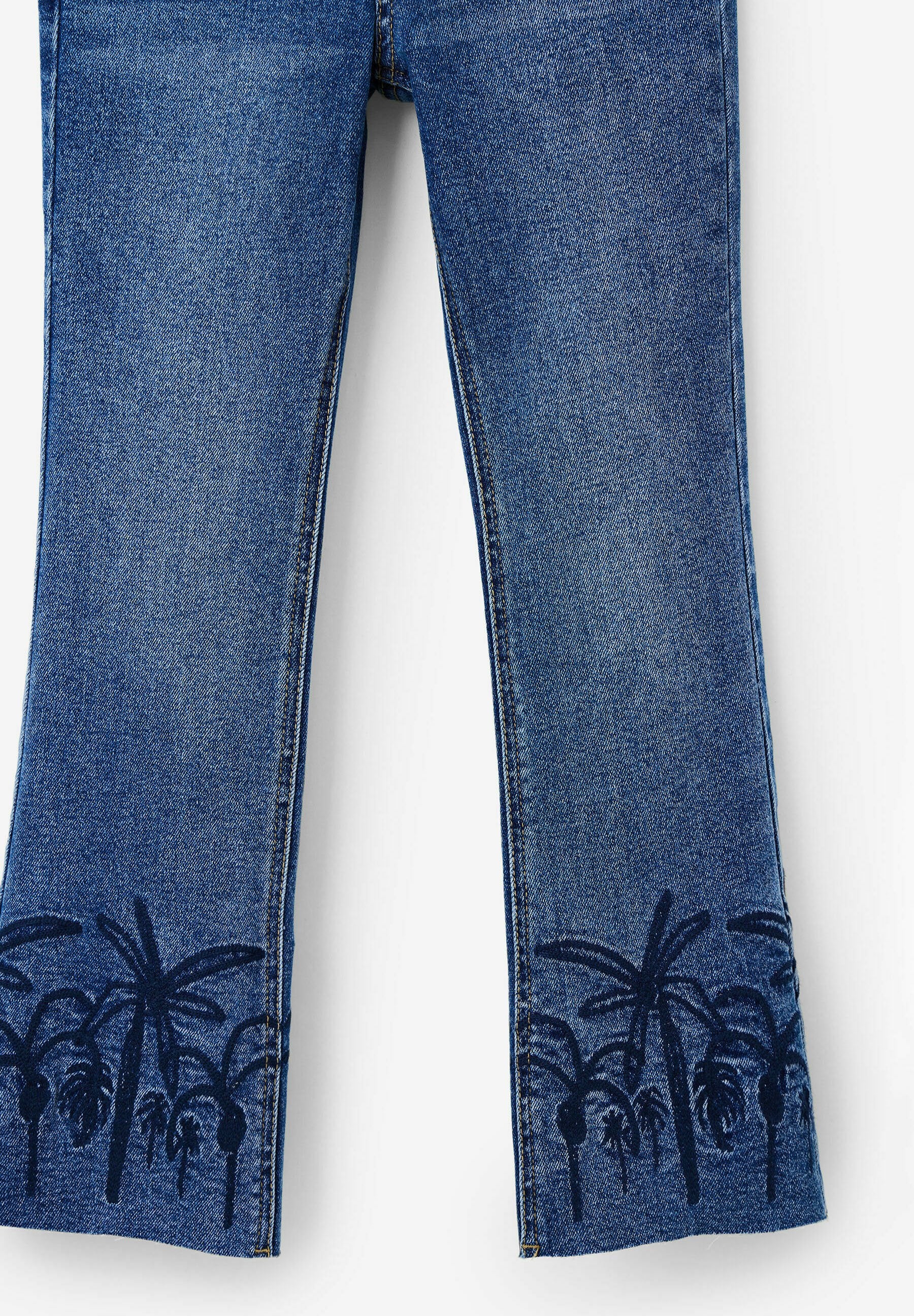 Desigual EMBROIDERED LONG FLARE