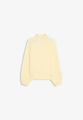 Bershka QIPAO NECK - JUMPER - Sweatshirt - yellow