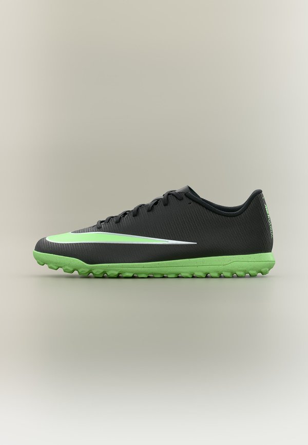 Nike Performance VAPOR 17 CLUB TF UNISEX - Turf football boots - black/illusion green