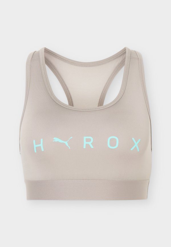 Puma PUMA X HYROX MID BRA - Medium support sports bra - mouse gray