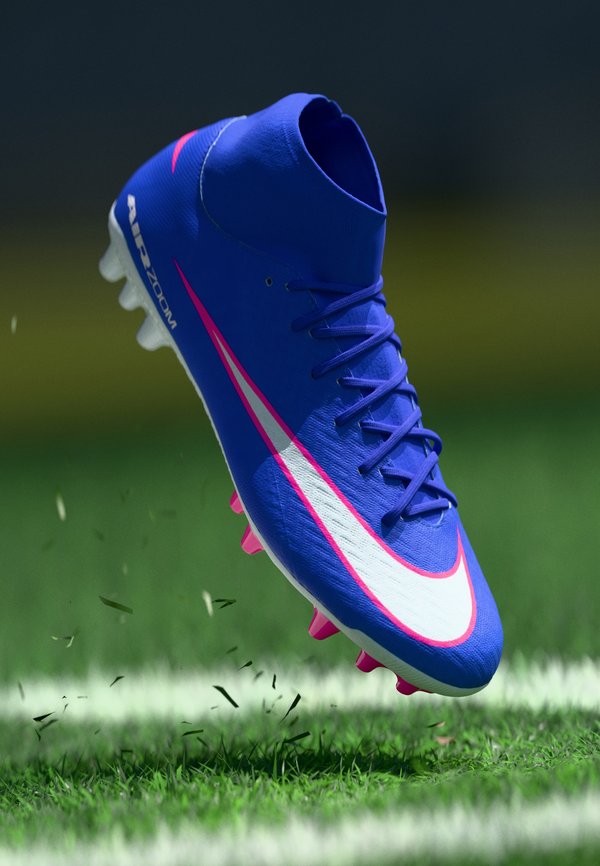 Nike Performance ZM 10 ACADEMY AG - Football boots artificial grass - racer blue/white