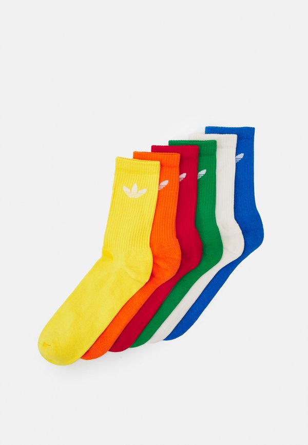 adidas Originals UNISEX 6 PACK - Socks - white/blue bird/green