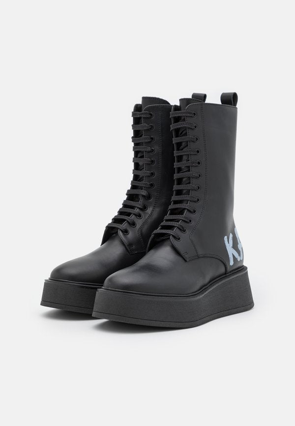 KARL LAGERFELD ZEPHYR HI LACE BOOT